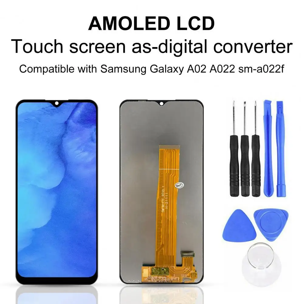 AMOLED Phone LCD Touch Screen Digitizer Replacement Repair Parts for Samsung Galaxy A02 A022 SM-A022F
AMOLED Phone LCD Touch Screen Digitizer Replacement Repair Parts for Samsung Galaxy A02 A022 SM-A022F