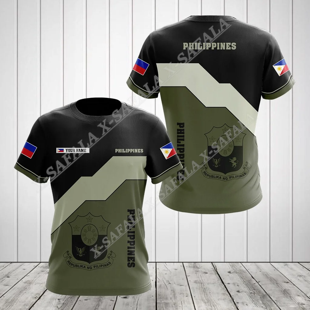 Custom Name Philippines Coat Of Arms 3D Print Mesh Fiber TShirt Top Summer Tee For Men Streetwear Shorts Sleeve Sport Casual
Custom Name Philippines Coat Of Arms 3D Print Mesh Fiber TShirt Top Summer Tee For Men Streetwear Shorts Sleeve Sport Casual