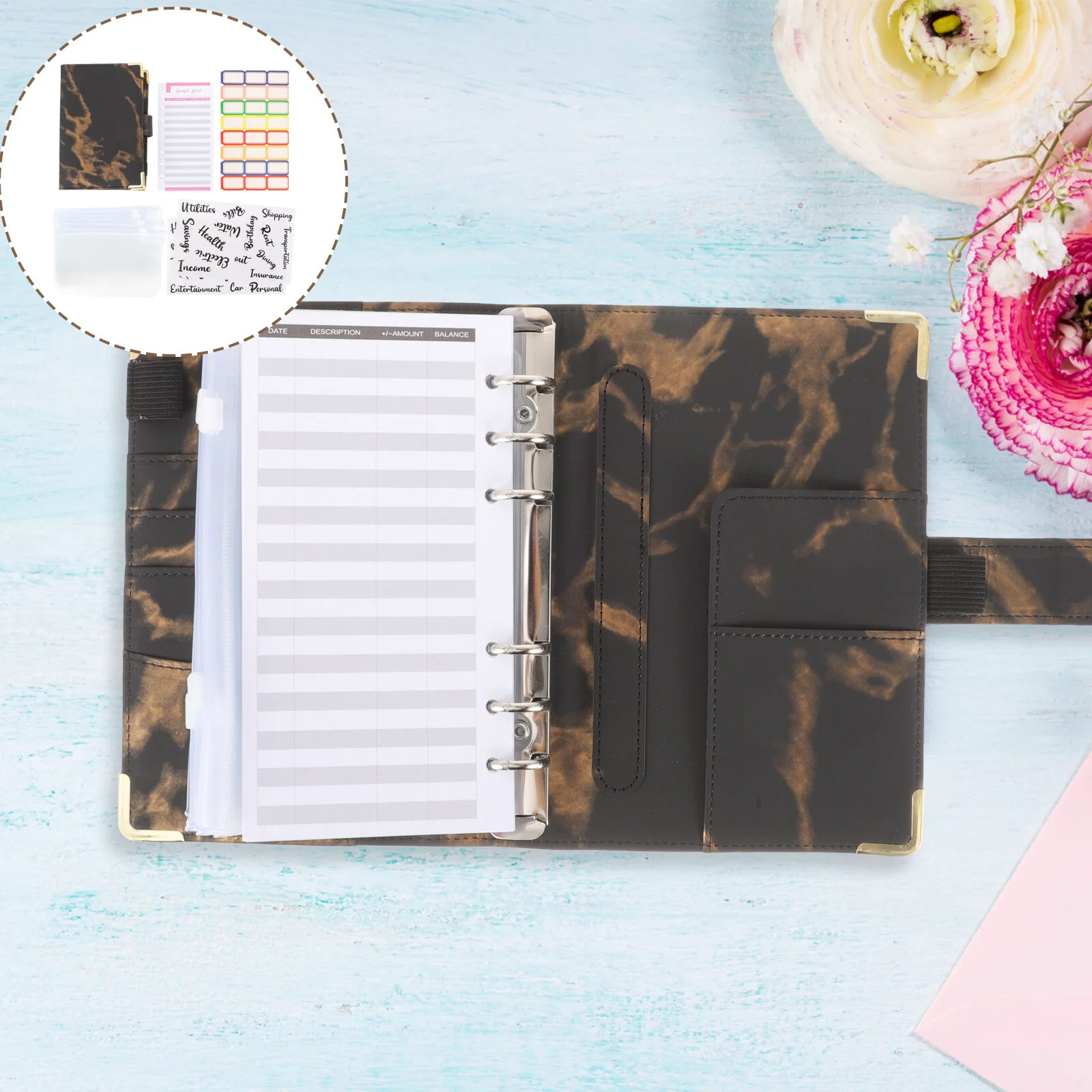 Budget Planner Savings Book Cash Envelopes Money Binder Notebook Planning Papers Pvc Stickers A6 Ring
Budget Planner Savings Book Cash Envelopes Money Binder Notebook Planning Papers Pvc Stickers A6 Ring