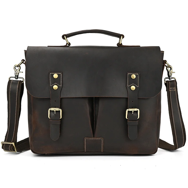 Men's Briefcase Genuine Leather A4 File Document Handbag Male Soft Cow Leather Laptop Shoulder Bag Business Computer Bag
Men's Briefcase Genuine Leather A4 File Document Handbag Male Soft Cow Leather Laptop Shoulder Bag Business Computer Bag
