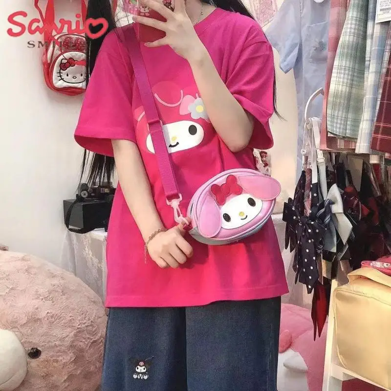 Kawaii Sanrio Anime My Melody Cotton Printed T-Shirt Round Neck Short Sleeves Ins Cartoon Girl Cute Casual Loose Top Gift
Kawaii Sanrio Anime My Melody Cotton Printed T-Shirt Round Neck Short Sleeves Ins Cartoon Girl Cute Casual Loose Top Gift