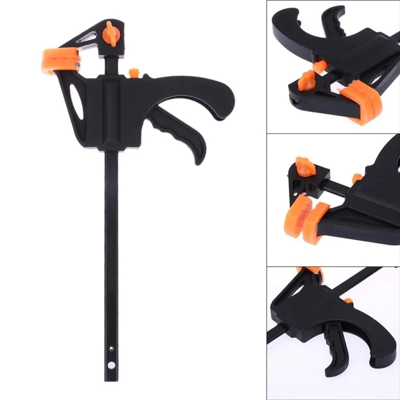 Quick Ratchet Release Speed Squeeze Wood Working Bar F Type Clamp Fixture Grip Woodworking Clip Kit
Quick Ratchet Release Speed Squeeze Wood Working Bar F Type Clamp Fixture Grip Woodworking Clip Kit