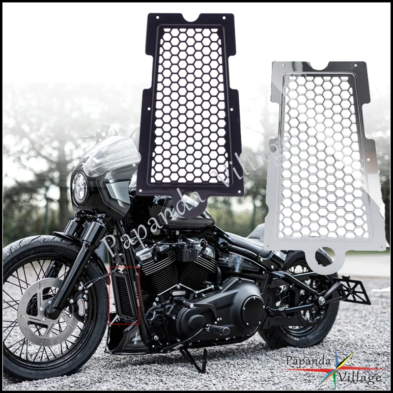 Черная/хромированная Защитная крышка радиатора для мотоцикла Harley Softail break Street Bob Low Rider Heritage Sport Glide 18-22
Черная/хромированная Защитная крышка радиатора для мотоцикла Harley Softail break Street Bob Low Rider Heritage Sport Glide 18-22