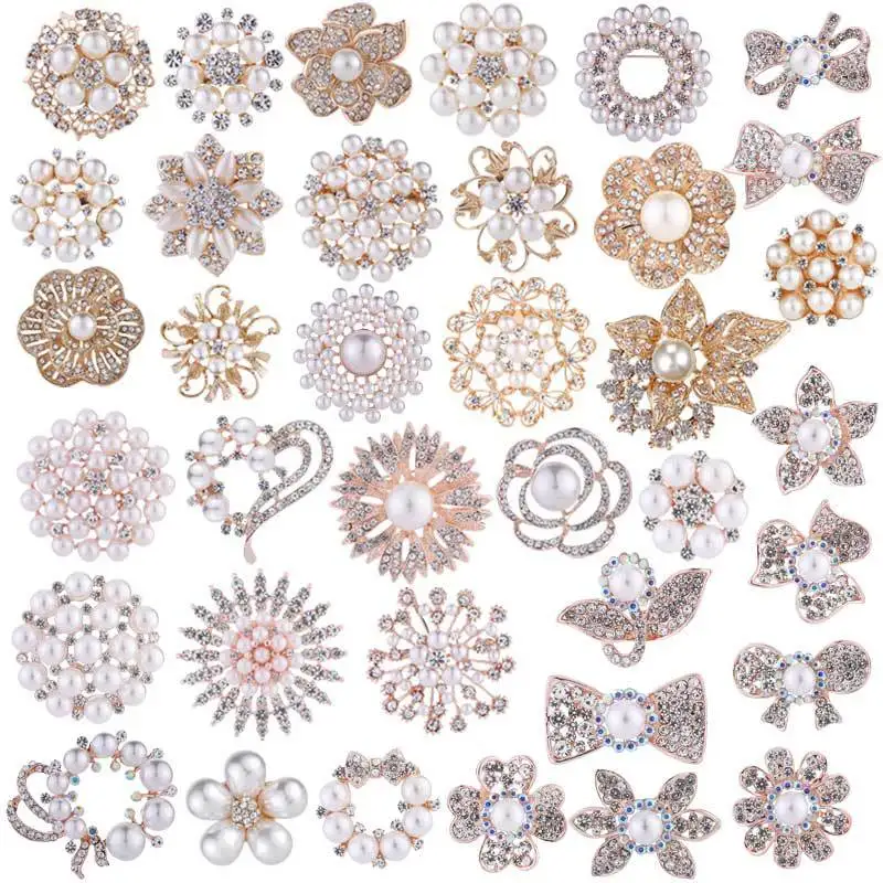 New Imitation Pearl Brooch Women With Rhinestones Flower Brooch Corsage Dress Collar Pin Silk Scarf Buckle Dual-use H1467
New Imitation Pearl Brooch Women With Rhinestones Flower Brooch Corsage Dress Collar Pin Silk Scarf Buckle Dual-use H1467