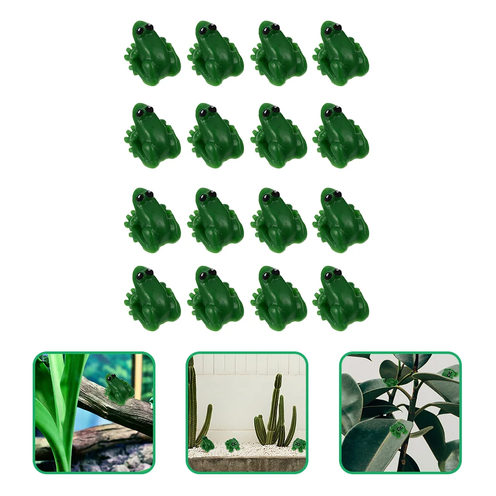 16 Pcs Pretend Glass Sculpture Simulated Frogs Mini Dollhouse Kids Toys Miniature Resin Decoration
16 Pcs Pretend Glass Sculpture Simulated Frogs Mini Dollhouse Kids Toys Miniature Resin Decoration