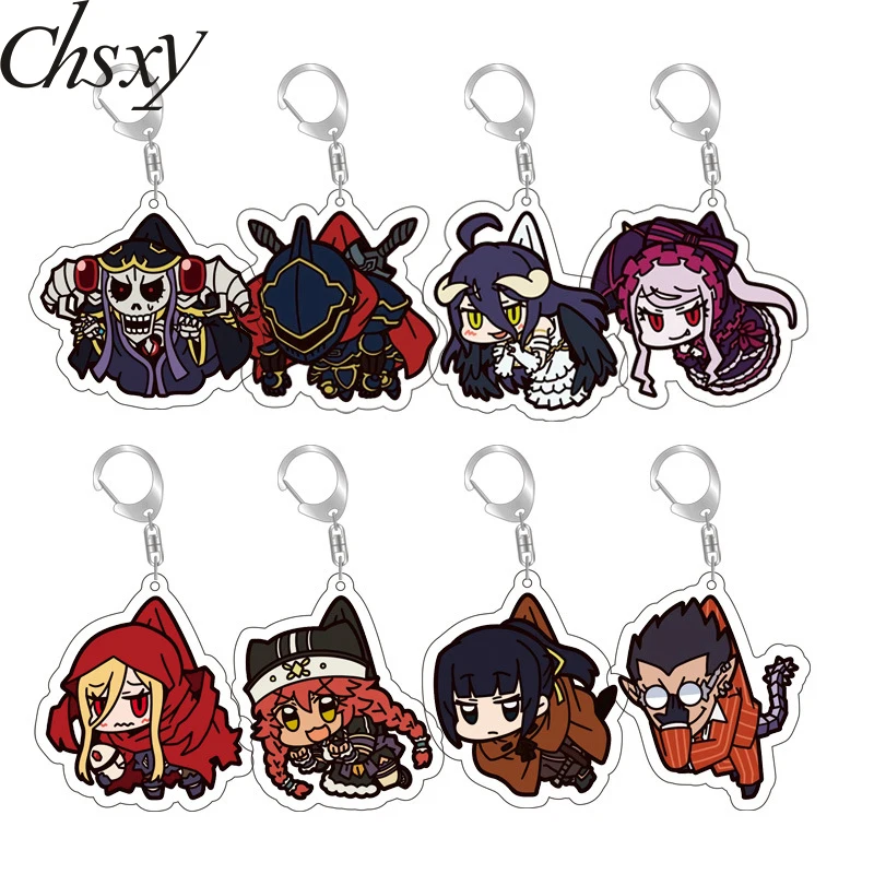 Anime Overlord Keychain Cartoon Figure Albedo Ainz Ooal Gown Acrylic Keyring Pendant Bag Key Chains Jewelry Accessories Gifts
Anime Overlord Keychain Cartoon Figure Albedo Ainz Ooal Gown Acrylic Keyring Pendant Bag Key Chains Jewelry Accessories Gifts