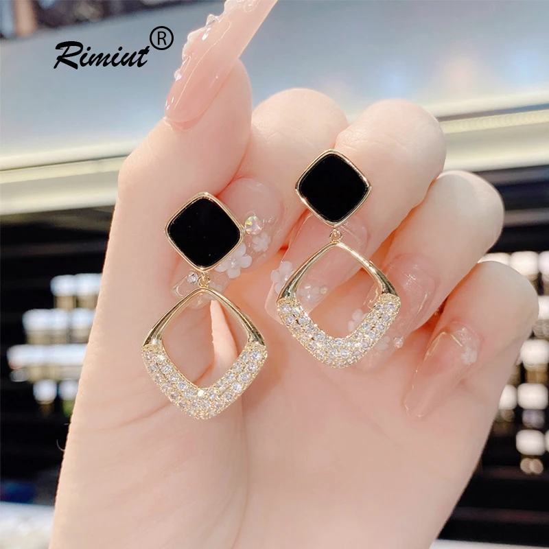 Rimiut S925 Silver Needle Simple Geometric Crystal Shaped Earrings Net Red Temperament Oil Drop Square Earrings Party Jewelry
Rimiut S925 Silver Needle Simple Geometric Crystal Shaped Earrings Net Red Temperament Oil Drop Square Earrings Party Jewelry