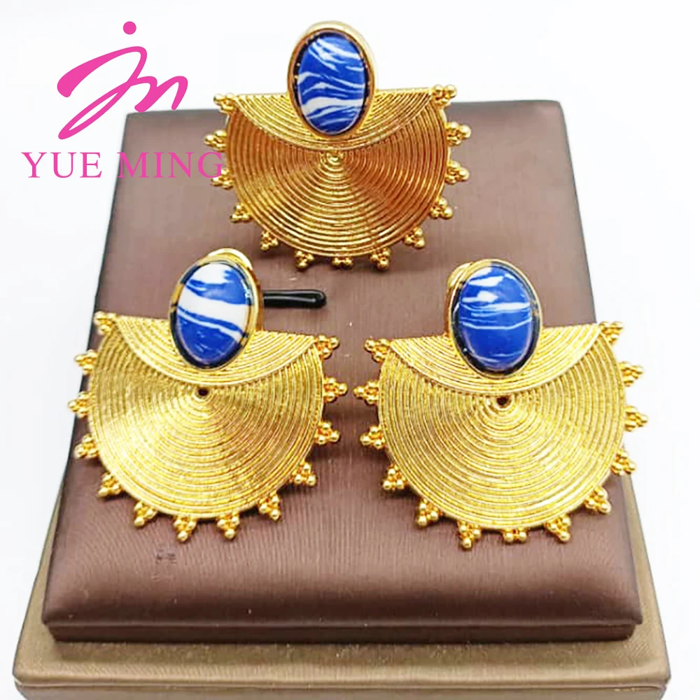 YM Copper Jewelry Sets For Women Fashion Earrings Ring Colored Stone Pendant High Quality Geometric Wedding Party Gifts Trendy 
YM Copper Jewelry Sets For Women Fashion Earrings Ring Colored Stone Pendant High Quality Geometric Wedding Party Gifts Trendy
