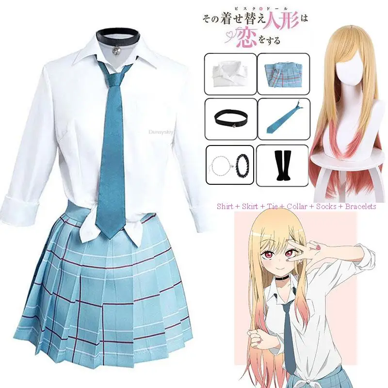 Костюм для косплея аниме «мой костюм», дорогой Китагава Марин, школьная форма JK, юбка, наряды, костюмы на Хэллоуин, голубые костюмы для женщин
Костюм для косплея аниме «мой костюм», дорогой Китагава Марин, школьная форма JK, юбка, наряды, костюмы на Хэллоуин, голубые костюмы для женщин