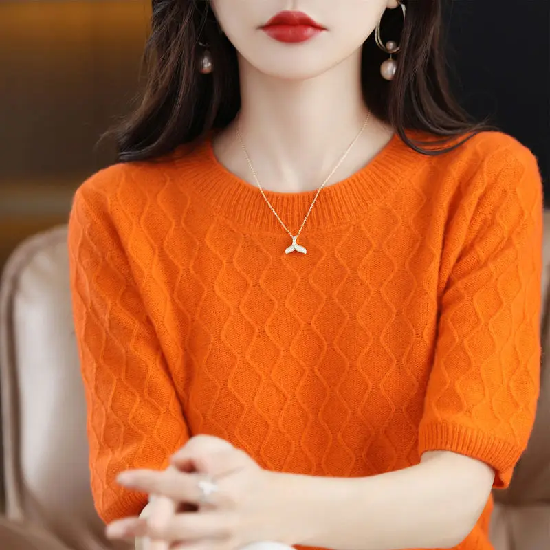 Fashion O-Neck Spliced Solid Color All-match T-Shirt Women's Clothing 2023 Spring New Loose Casual Pullovers Korean Tee Shirt
Fashion O-Neck Spliced Solid Color All-match T-Shirt Women's Clothing 2023 Spring New Loose Casual Pullovers Korean Tee Shirt