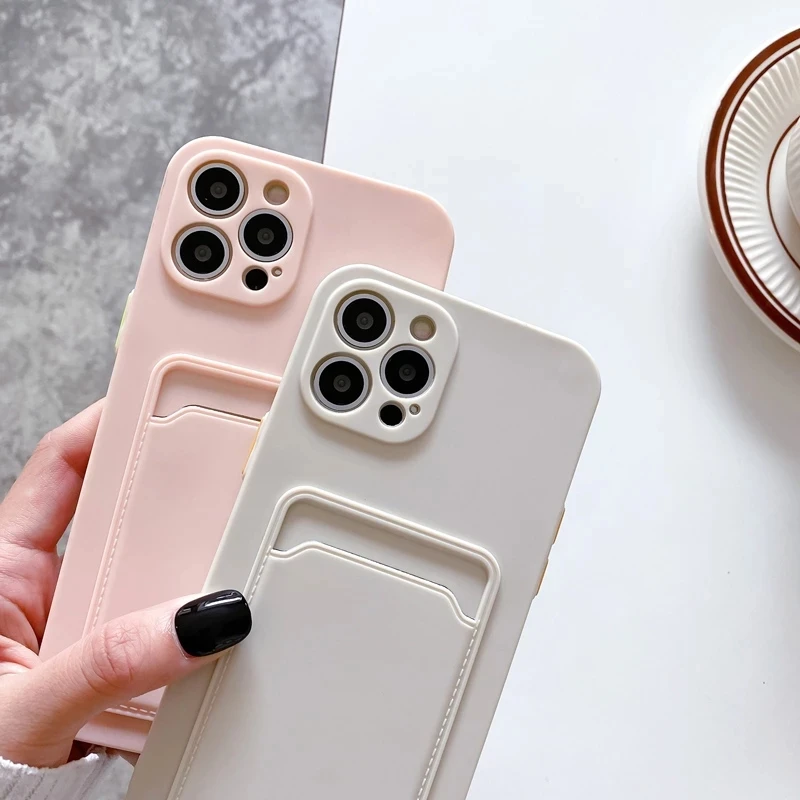 Однотонный Мягкий силиконовый чехол-бумажник с отделением для карт для IPhone 11 12mini 13 Pro Max XS XR Противоударная задняя крышка карамельного цвета ...
Однотонный Мягкий силиконовый чехол-бумажник с отделением для карт для IPhone 11 12mini 13 Pro Max XS XR Противоударная задняя крышка карамельного цвета ...