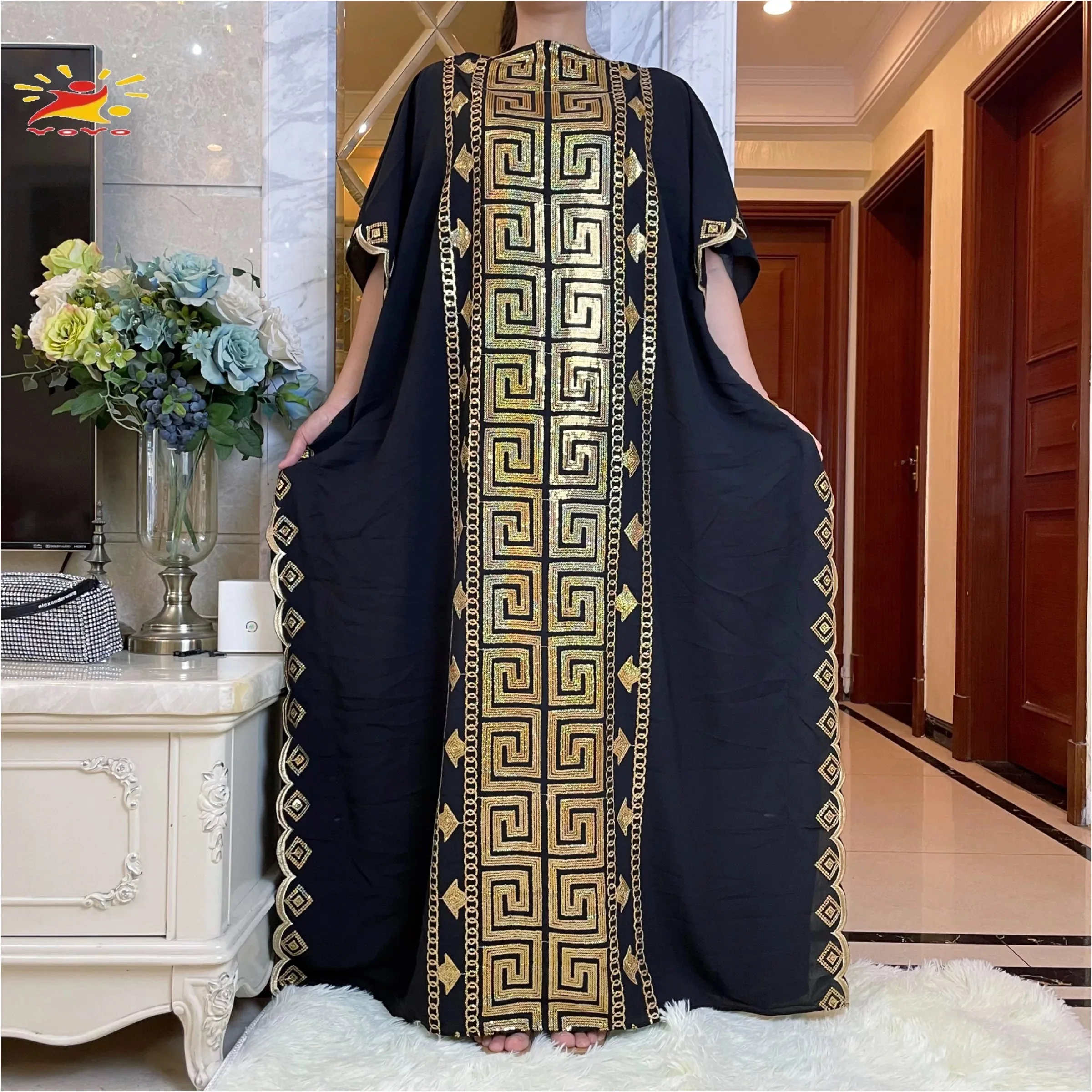 2021 Дубай Abaya для женщин Caftan высококачественное мусульманское платье с вышивкой
