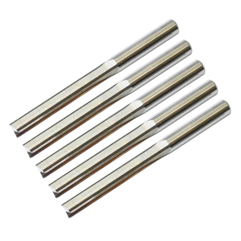 5pcs 6*22MM Carbide Two/Double Flute Straight Slot Router Bit CNC Carving Engraving Tools For Wood Milling Cutter
5pcs 6*22MM Carbide Two/Double Flute Straight Slot Router Bit CNC Carving Engraving Tools For Wood Milling Cutter