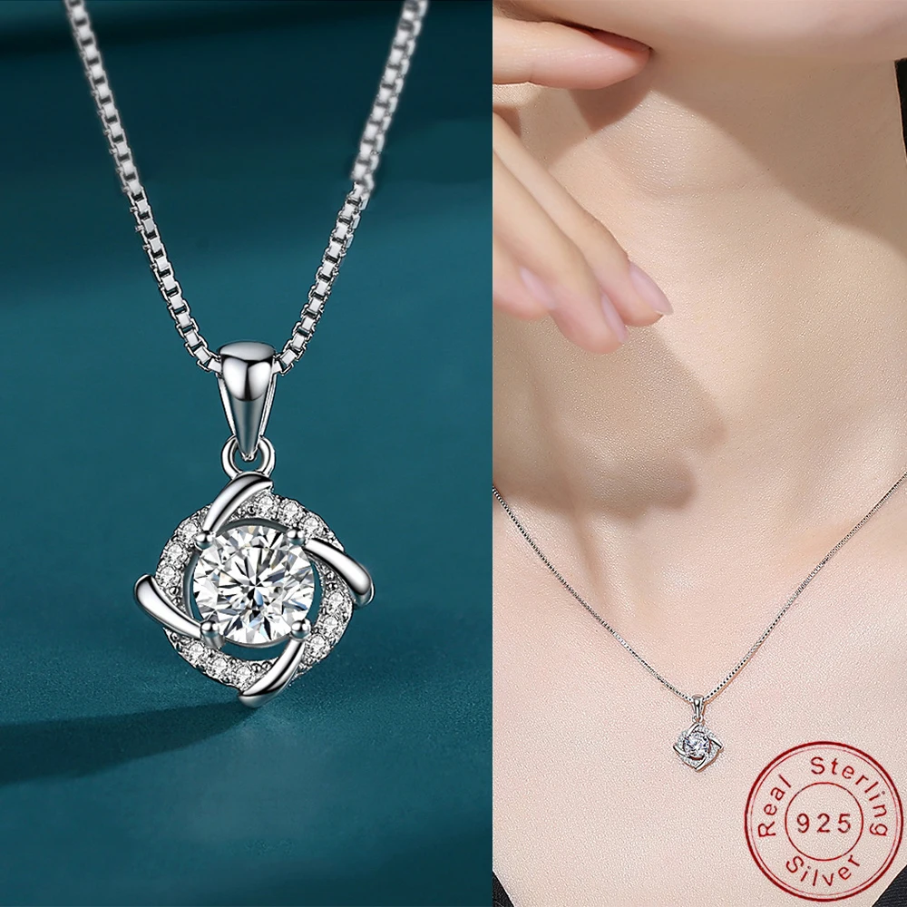 CYJ European 100% S925 Sterling Silver Pave AAA CZ Flower Necklace Clavicle Chain For Women Birthday Wedding Jewelry
CYJ European 100% S925 Sterling Silver Pave AAA CZ Flower Necklace Clavicle Chain For Women Birthday Wedding Jewelry