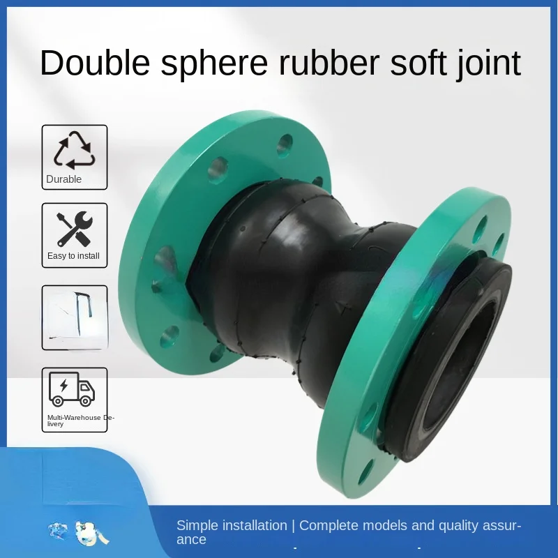 Songjiang Booster Ring Double Sphere Flexible Rubber Joint Buffer Capsule Stainless Steel Flange Shock Absorber Soft Connection
Songjiang Booster Ring Double Sphere Flexible Rubber Joint Buffer Capsule Stainless Steel Flange Shock Absorber Soft Connection