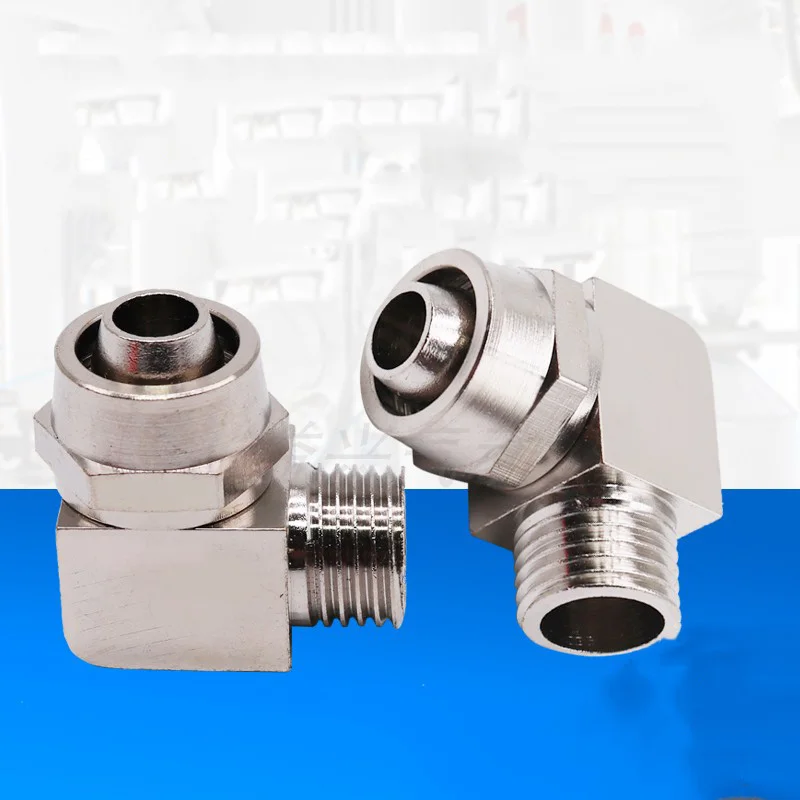 2PCS New Pneumatic Male Elbow Connector PL4/6/8/10/12 Quick Release Air Quickly Screw Fitting Right Angle Lock Nut PL
2PCS New Pneumatic Male Elbow Connector PL4/6/8/10/12 Quick Release Air Quickly Screw Fitting Right Angle Lock Nut PL
