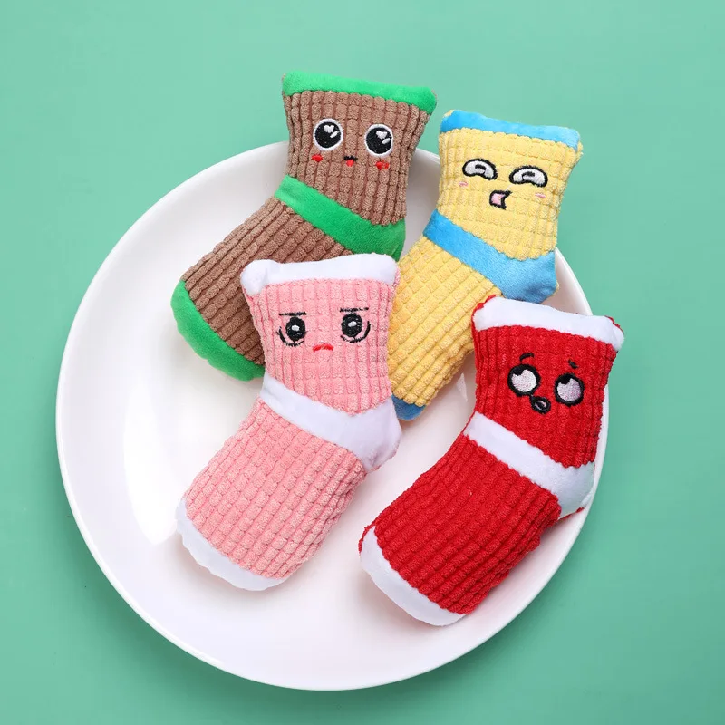 Pet supplies pet toys cat dog funny stuffy plush cartoon socks toys gnawing sound Interesting toys cats like
Pet supplies pet toys cat dog funny stuffy plush cartoon socks toys gnawing sound Interesting toys cats like