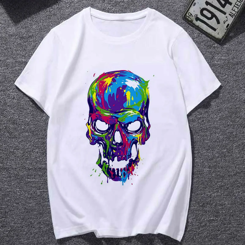Women T shirt Skull Flower Clothing Short Sleeve Ladies Female Clothes T-shirt Graphic Printed Top Tshirt
Women T shirt Skull Flower Clothing Short Sleeve Ladies Female Clothes T-shirt Graphic Printed Top Tshirt