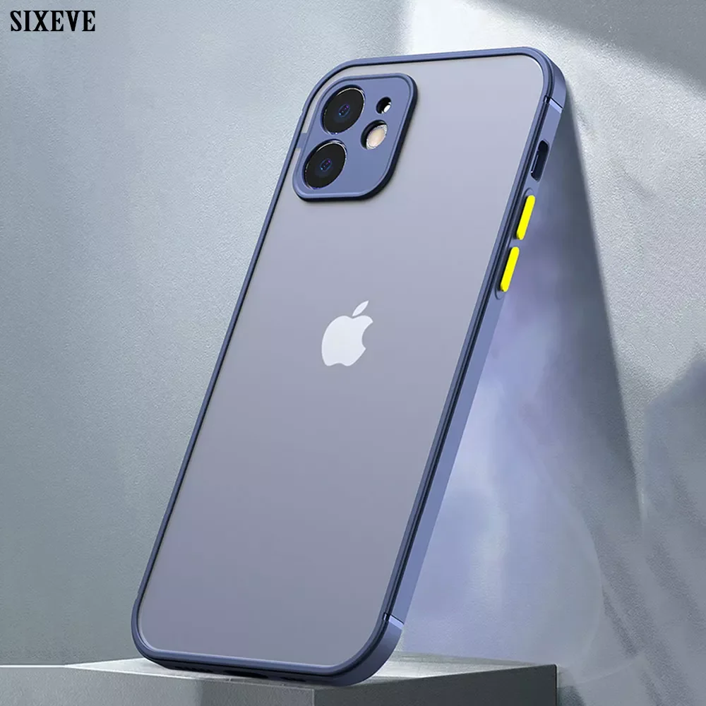 Shockproof Armor Matte Case For iPhone 13 12 11 Pro Max XR XS X 7 8 Plus SE Mini Luxury Silicone Bumper Clear Thin Hard PC Cover
Shockproof Armor Matte Case For iPhone 13 12 11 Pro Max XR XS X 7 8 Plus SE Mini Luxury Silicone Bumper Clear Thin Hard PC Cover
