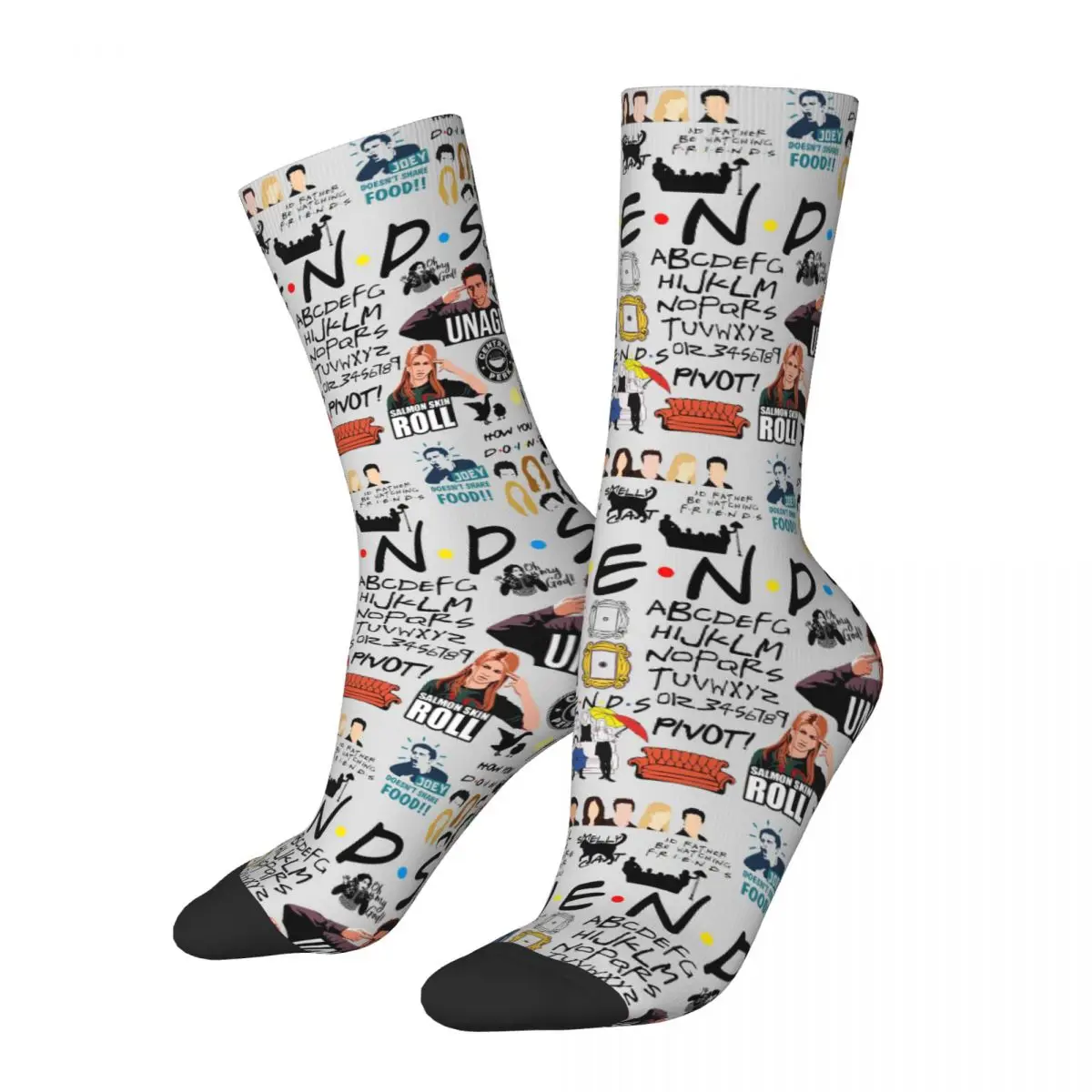 Fashion Friends TV Show American Soccer Socks Cartoon Central Perk Polyester Long Socks for Women Men Sweat Absorbing
Fashion Friends TV Show American Soccer Socks Cartoon Central Perk Polyester Long Socks for Women Men Sweat Absorbing