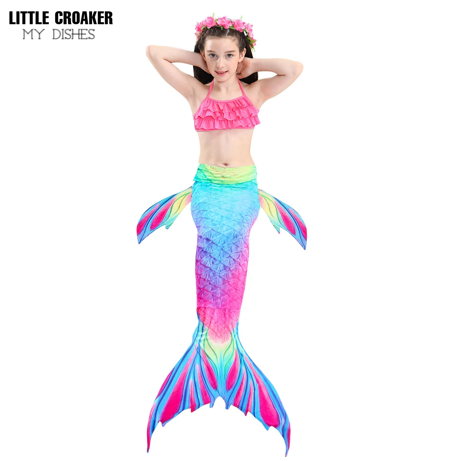 New Little Mermaid Tails for Girls Cosplay Suit Mermaid Tail Costume Girls Swimsuit Kids Children Swimming Dress
New Little Mermaid Tails for Girls Cosplay Suit Mermaid Tail Costume Girls Swimsuit Kids Children Swimming Dress