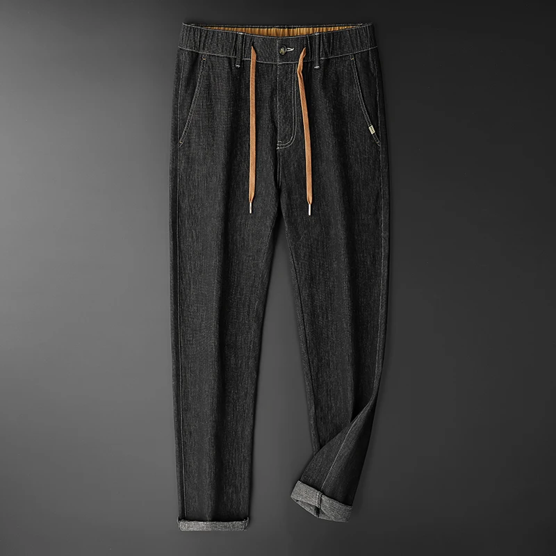 Brand New Arrival Fashion Baggy Jeans Men 2022 Autumn Loose Thick Harem Denim Pants Solid Color Elastic Waist Men Jeans
Brand New Arrival Fashion Baggy Jeans Men 2022 Autumn Loose Thick Harem Denim Pants Solid Color Elastic Waist Men Jeans