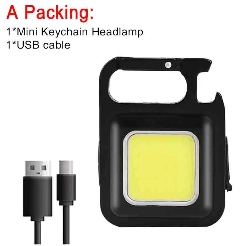 Rechargeable emergency keychain light multi-function portable small flashlight high-brightness COB outdoor camping light
Rechargeable emergency keychain light multi-function portable small flashlight high-brightness COB outdoor camping light