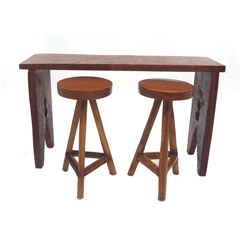 1 Set 1/12 Scale Dolls House Miniature Bar Table Chair Set Doll House Restaurant Pub Bar Livingroom Decor Accessories
1 Set 1/12 Scale Dolls House Miniature Bar Table Chair Set Doll House Restaurant Pub Bar Livingroom Decor Accessories