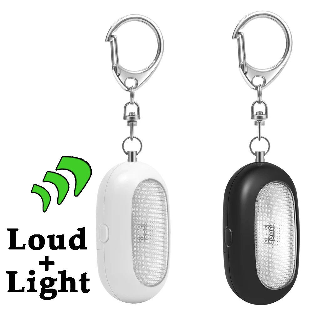 

Cheap mini Protable Personal Alarm 125dB Loud security protection Alarms Keychain self defense with SOS LED Light Emergency