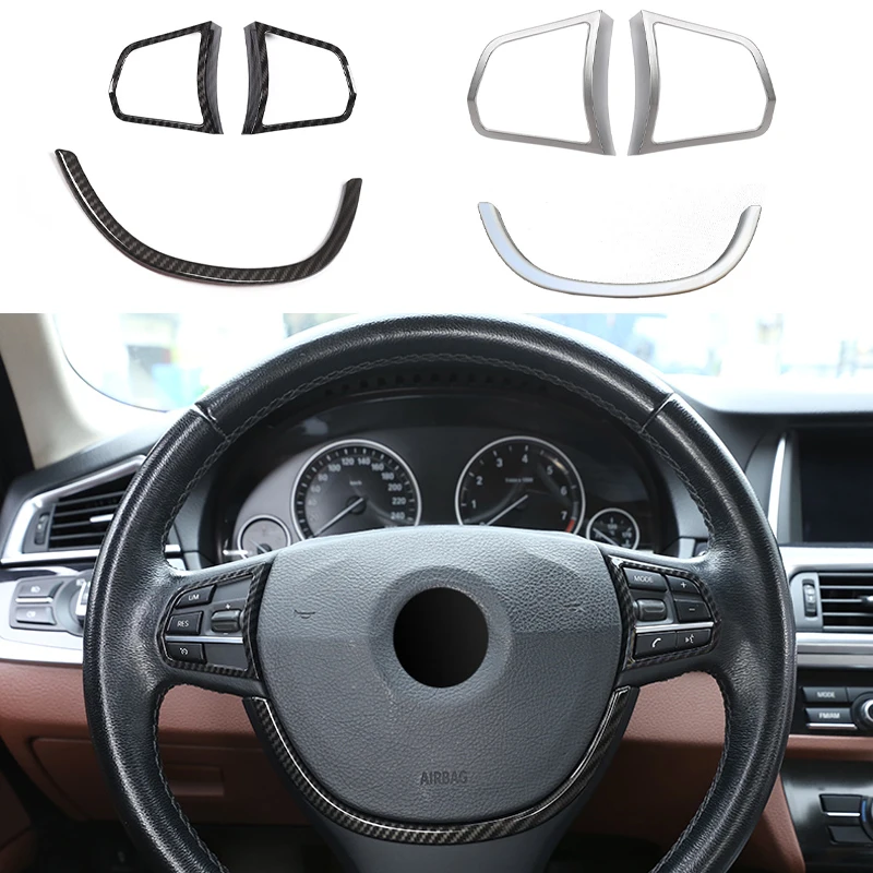 Fit for BMW F10 F11 F18 5 Series 525I 520I Car Steering Wheel Button Cover Trim Car Styling Sticker ABS Chrome Carbon Fiber
Fit for BMW F10 F11 F18 5 Series 525I 520I Car Steering Wheel Button Cover Trim Car Styling Sticker ABS Chrome Carbon Fiber