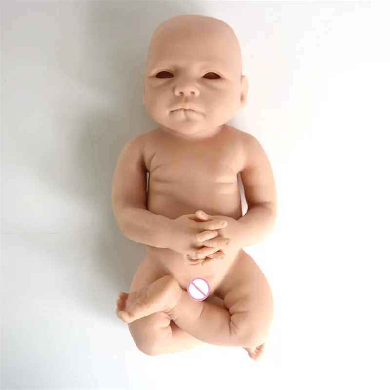 With eyes 18inch Full Body Silicone Unpainted Rebirth doll Kit Newborn Girl Doll Kit DIY Lifelike Reborn Doll Kit
With eyes 18inch Full Body Silicone Unpainted Rebirth doll Kit Newborn Girl Doll Kit DIY Lifelike Reborn Doll Kit