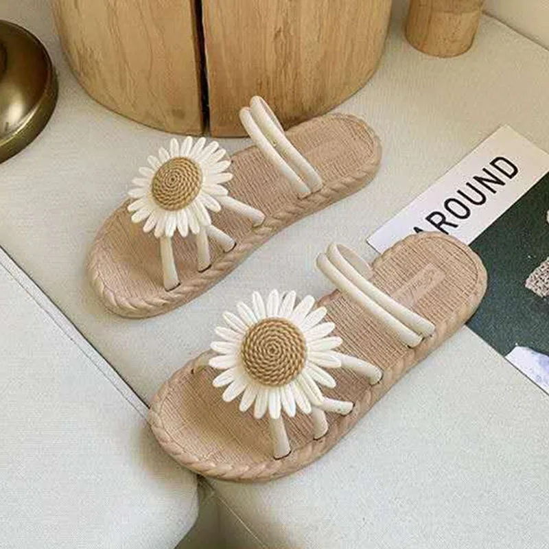 Women Flats Shoes Weave Slippers 2023 New Spring Flowers Sandals Beach Slingback Flip Flops Casual Home Ladies Bohemian Slides
Women Flats Shoes Weave Slippers 2023 New Spring Flowers Sandals Beach Slingback Flip Flops Casual Home Ladies Bohemian Slides