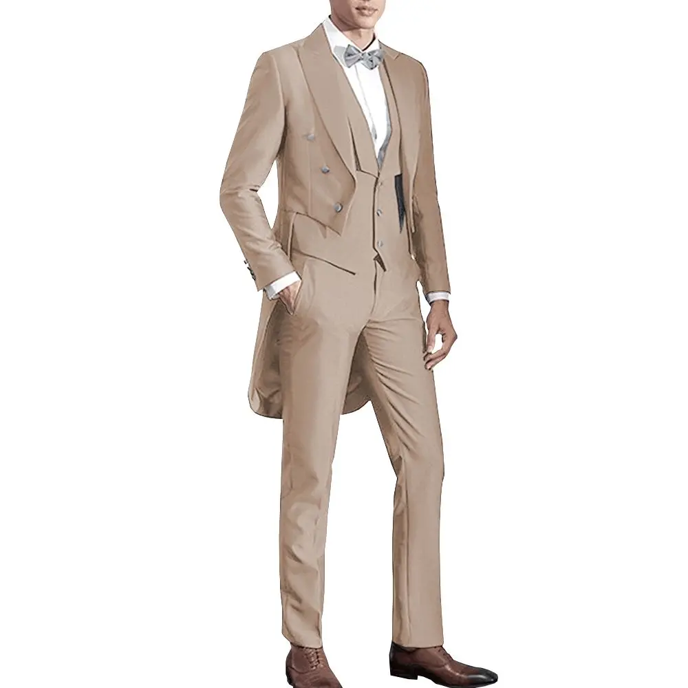 2023 Fashion Men's Business Groom Wedding Dress Blazers Male Slim Fit Fashion Tuxedo 2 Piece Suits (Blazer+Vest+Pants)
2023 Fashion Men's Business Groom Wedding Dress Blazers Male Slim Fit Fashion Tuxedo 2 Piece Suits (Blazer+Vest+Pants)