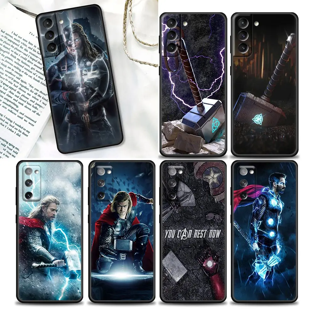 Marvel Hero Phone Case For Samsung Galaxy S20 S21 FE S10 S9 S8 S22 Plus Ultra 5G S10e Lite Case Black TPU Soft Cover Coque Thor
Marvel Hero Phone Case For Samsung Galaxy S20 S21 FE S10 S9 S8 S22 Plus Ultra 5G S10e Lite Case Black TPU Soft Cover Coque Thor