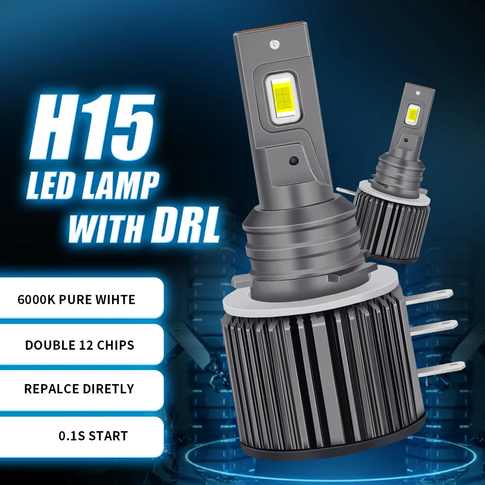 LED H15 Car Headlight Bulb 6000K 100W 8-36VAuto Parts Tool Bulb Car Headlight Bulb Car For Jeep Toyota Ford Chevrolet Car
LED H15 Car Headlight Bulb 6000K 100W 8-36VAuto Parts Tool Bulb Car Headlight Bulb Car For Jeep Toyota Ford Chevrolet Car