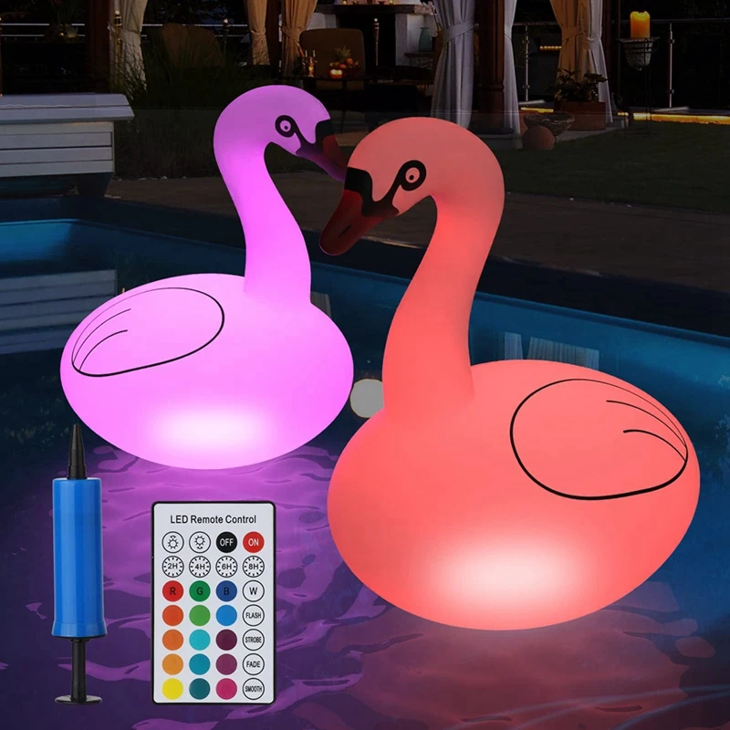 Floating Pool Lights Swan RGB Dimmable Solar Swan Pool Lights Waterproof Inflatable Lights for Pool Yard Wedding Decor 
Floating Pool Lights Swan RGB Dimmable Solar Swan Pool Lights Waterproof Inflatable Lights for Pool Yard Wedding Decor