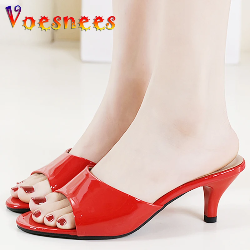 2022 Summer New High Heels Size 43 Stiletto Mid-heel Slippers ladies Summer Fashion low-heel Sandals Peep Toe Sexy Women Shoes
2022 Summer New High Heels Size 43 Stiletto Mid-heel Slippers ladies Summer Fashion low-heel Sandals Peep Toe Sexy Women Shoes