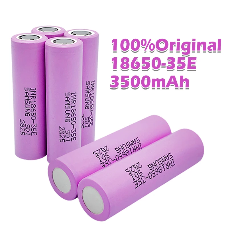 Brand new original 18650 lithium battery 3500mAh 3.7v 25A 35E high power battery for power tools INR18650
Brand new original 18650 lithium battery 3500mAh 3.7v 25A 35E high power battery for power tools INR18650