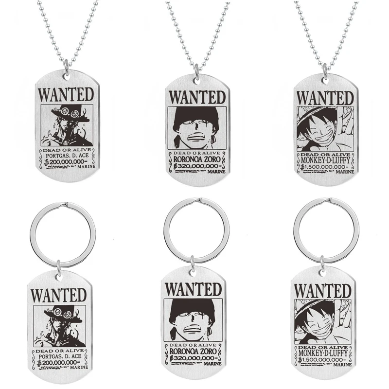 Japan Anime One Piec Necklace 3 Billion Bounty Wanted Sanji Manga Stainless Steel Pendant Necklace fo Men Women Jewelry Gift
Japan Anime One Piec Necklace 3 Billion Bounty Wanted Sanji Manga Stainless Steel Pendant Necklace fo Men Women Jewelry Gift