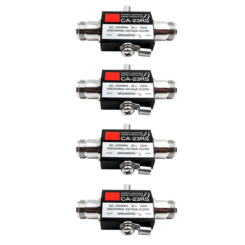 4X Ca-23Rs Pl259 So239 Radio Connector Adapter Repeater Coaxial Antenna Surge Protector
4X Ca-23Rs Pl259 So239 Radio Connector Adapter Repeater Coaxial Antenna Surge Protector