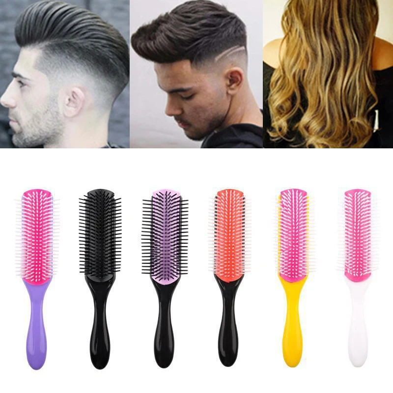 New 1PC 9-Rows Detangling Curly Hair Brush Denman Detangler Hairbrush Scalp Massager Straight Wet Hair Comb Home Salon
New 1PC 9-Rows Detangling Curly Hair Brush Denman Detangler Hairbrush Scalp Massager Straight Wet Hair Comb Home Salon