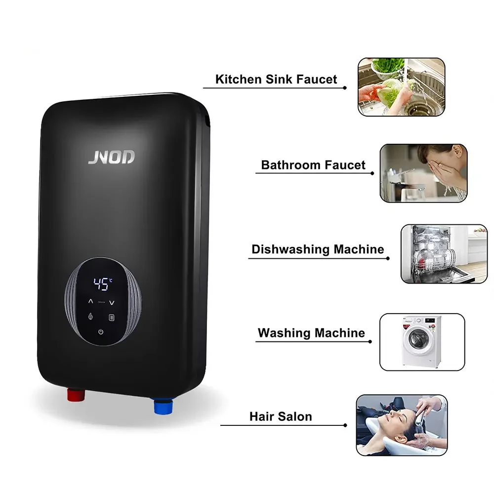 JNOD 7000W Instant Shower Heater Electric Geyser Smart Electric Hot Water Heater Tankless
JNOD 7000W Instant Shower Heater Electric Geyser Smart Electric Hot Water Heater Tankless