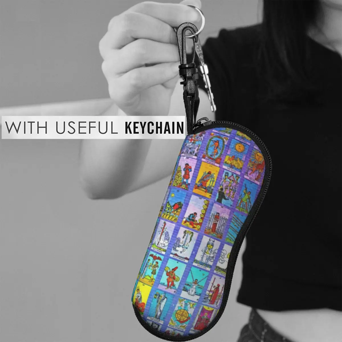 Карточки для очков Tarot, вертикальные очки, крупные незначительные арканы на молнии, мужские и женские солнцезащитные очки, мягкая сумка для очков для чтения
Карточки для очков Tarot, вертикальные очки, крупные незначительные арканы на молнии, мужские и женские солнцезащитные очки, мягкая сумка для очков для чтения