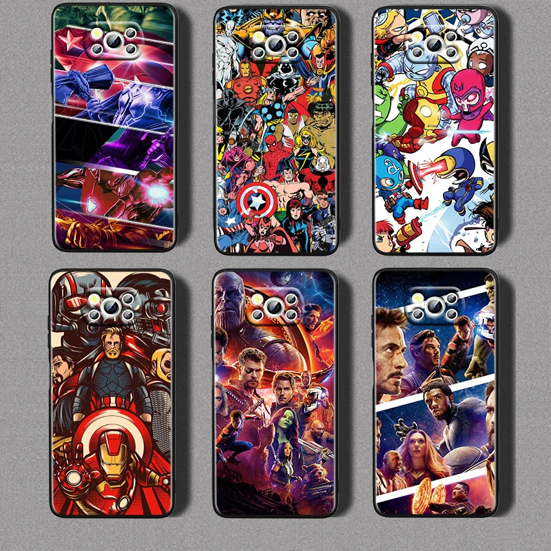 The Avengers For Xiaomi Civi Mi Poco X3 NFC F3 GT M4 M3 M2 X2 F2 Pro C3 F1 Silicone Shell Capa Black Phone Case
The Avengers For Xiaomi Civi Mi Poco X3 NFC F3 GT M4 M3 M2 X2 F2 Pro C3 F1 Silicone Shell Capa Black Phone Case