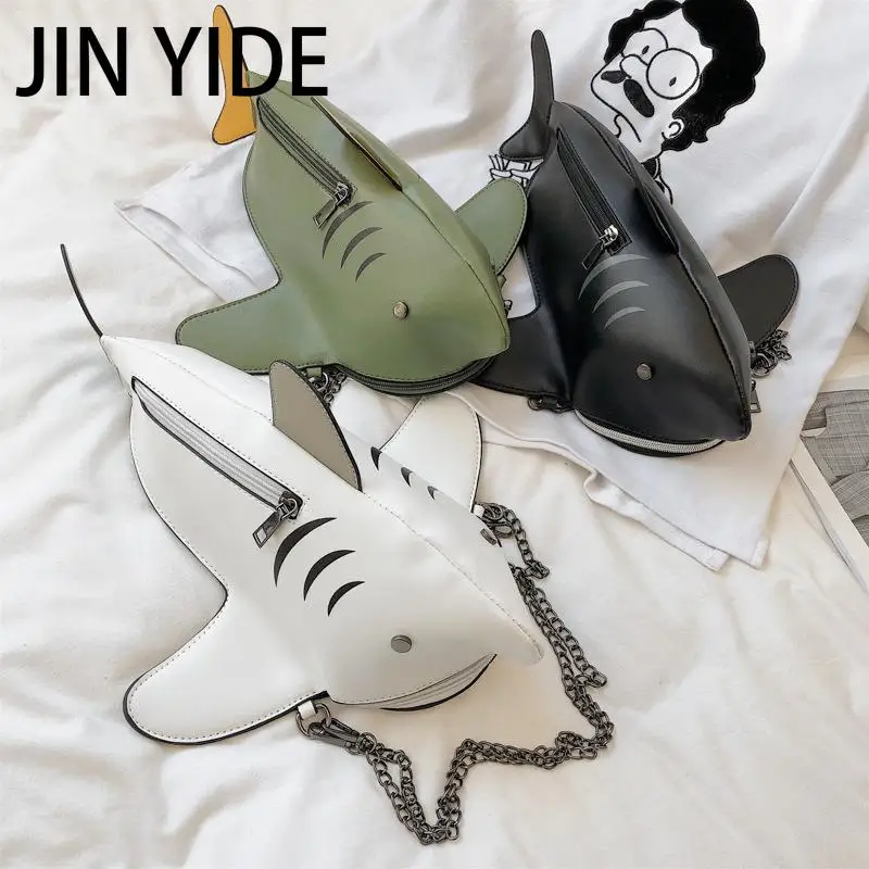 JIN YIDE New Fashion Cartoon Bag Cute Shark One Shoulder Bag Female Funny Personality Ugly Cute Messenger Bag Tote Bag for Women
JIN YIDE New Fashion Cartoon Bag Cute Shark One Shoulder Bag Female Funny Personality Ugly Cute Messenger Bag Tote Bag for Women