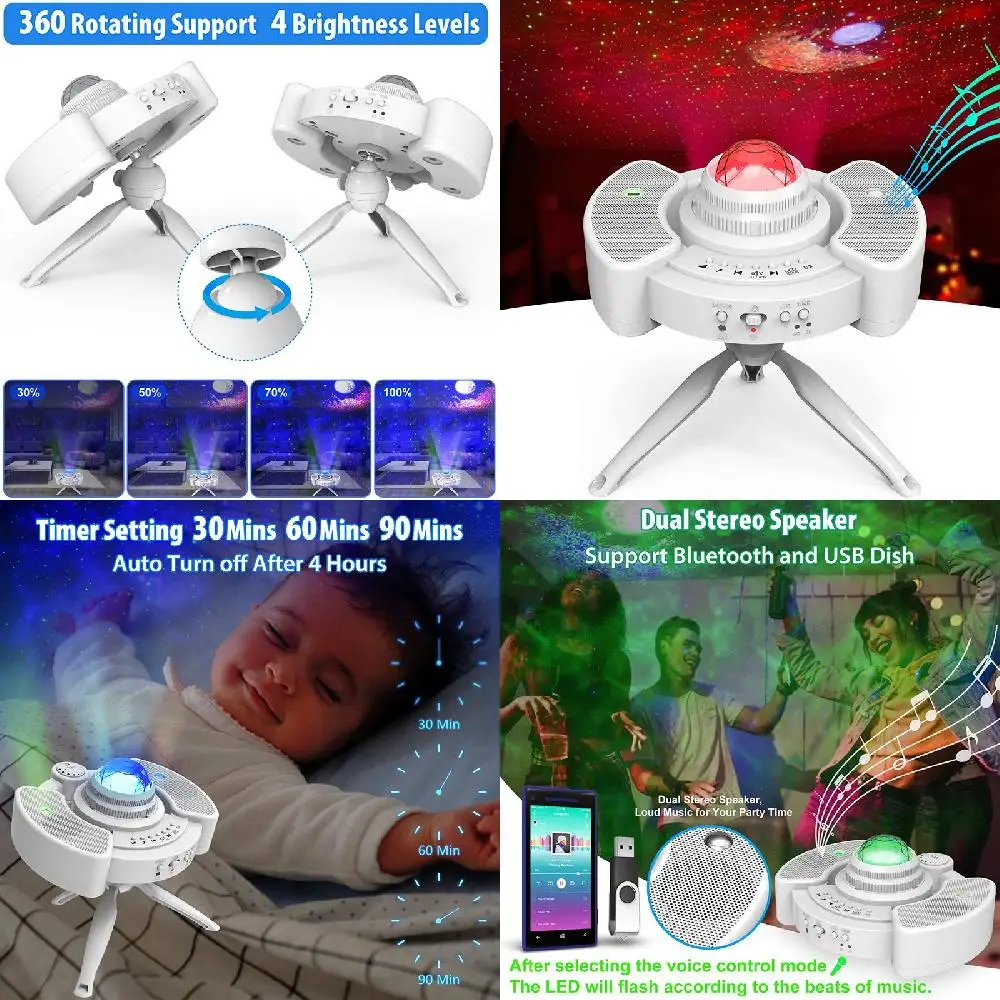 Fantastic Remote/Voice Control LED Kids Starry Galaxy Nebula, Ocean Wave & Moon Projector Light For Bedroom Ceiling – The Perf
Fantastic Remote/Voice Control LED Kids Starry Galaxy Nebula, Ocean Wave & Moon Projector Light For Bedroom Ceiling – The Perf
