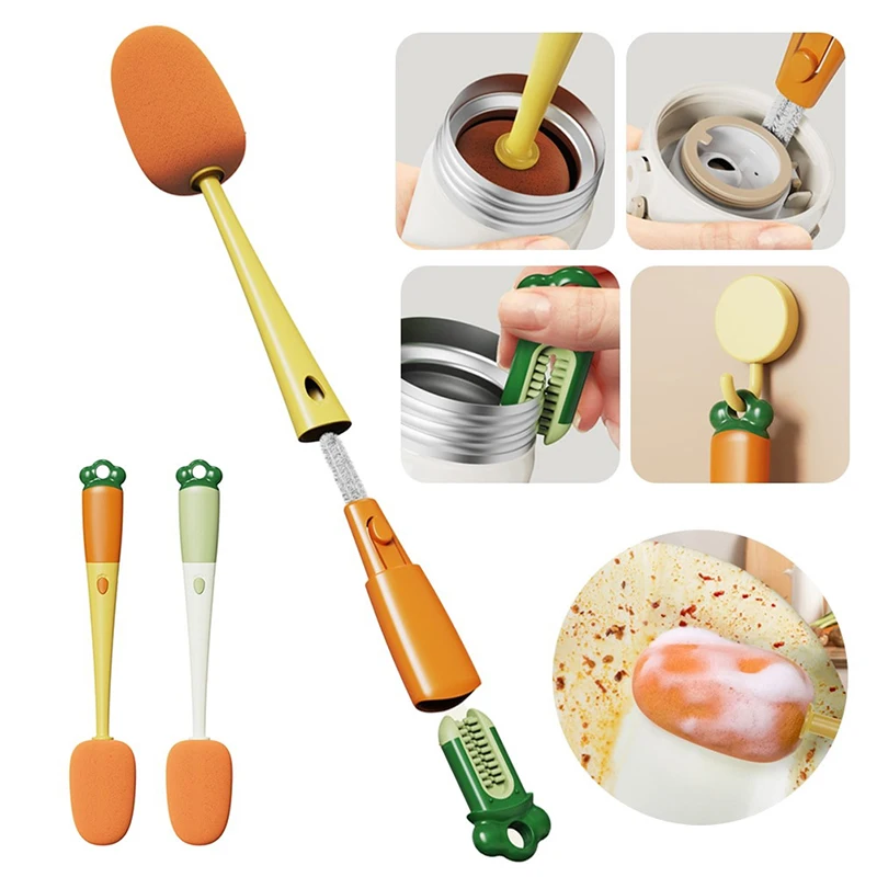 3 In 1 Cleaning Brush Cup Scrubber Long Handle Lazy Bottles Brush Glass Cleaner Thermos Washing Brush Kitchen Clean Accessories
3 In 1 Cleaning Brush Cup Scrubber Long Handle Lazy Bottles Brush Glass Cleaner Thermos Washing Brush Kitchen Clean Accessories