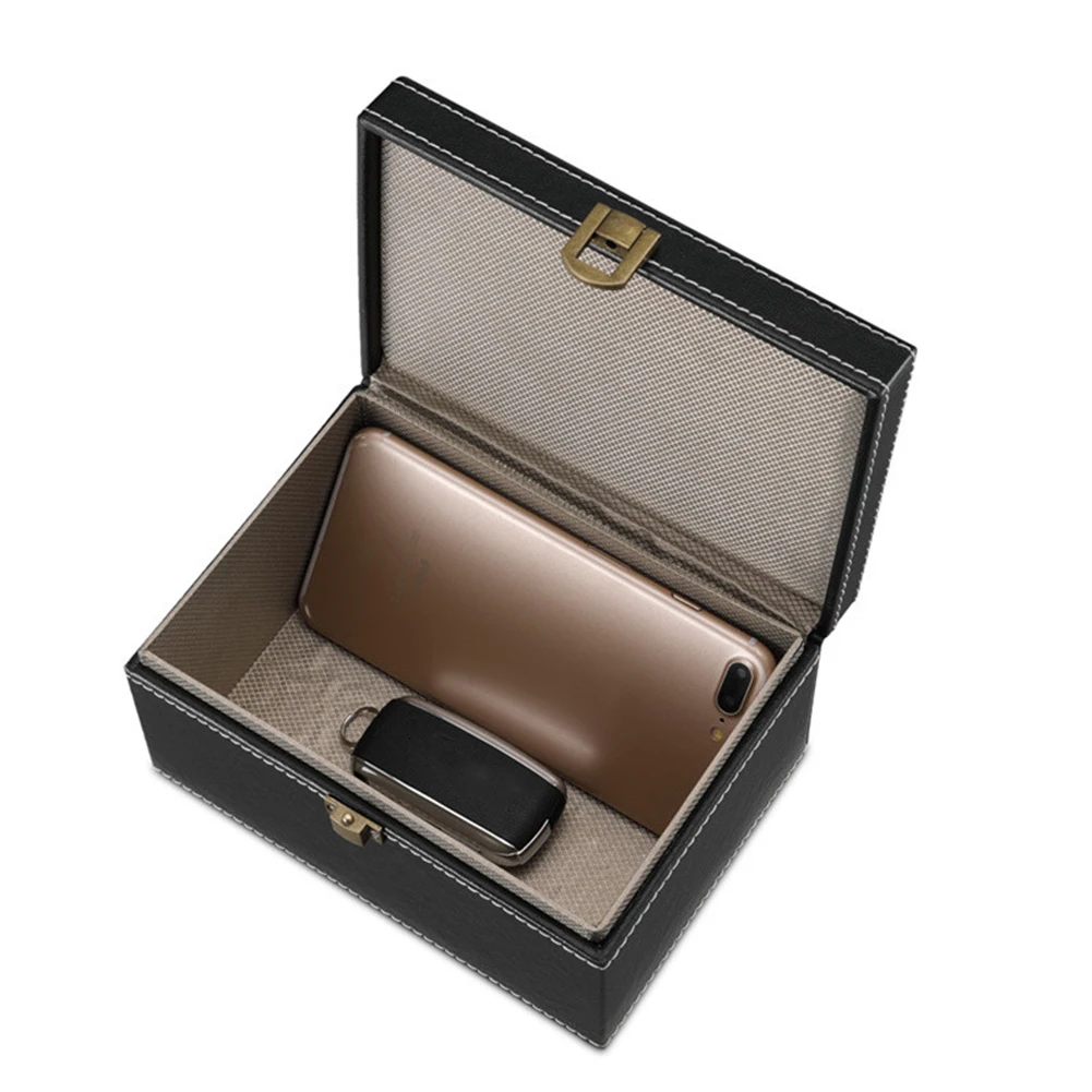 Signal Blocker Box PU Leather Velour Liningar Key Fob RFID Security Anti Theft Faraday Keyless Privacy Protection
Signal Blocker Box PU Leather Velour Liningar Key Fob RFID Security Anti Theft Faraday Keyless Privacy Protection