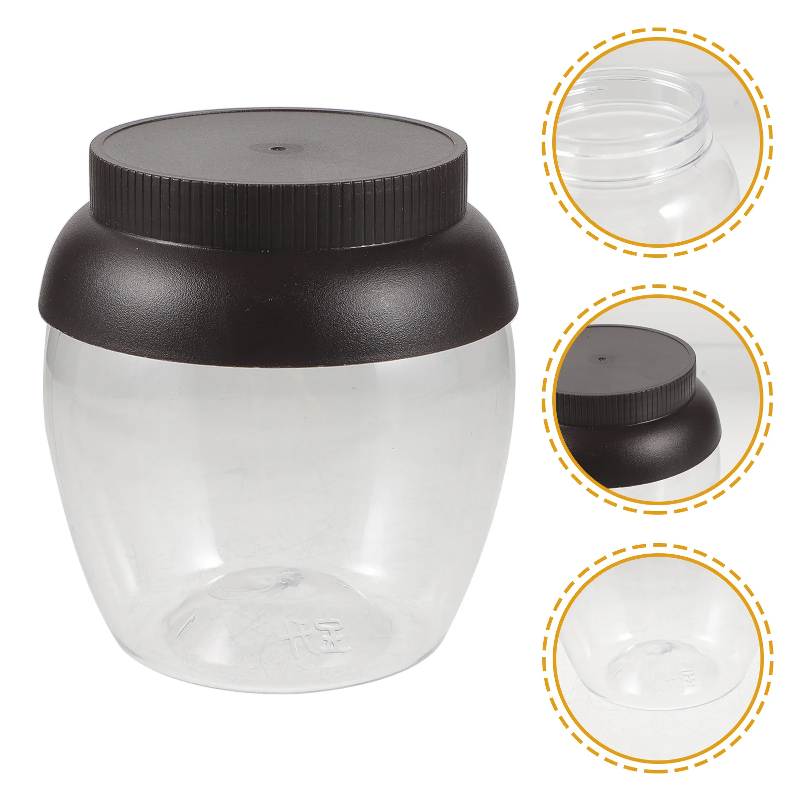 4Pcs Clear Fermenting Jar Sealing Pickle Jar Airtight Fermentation Jar Grain Storage Container with Lid
4Pcs Clear Fermenting Jar Sealing Pickle Jar Airtight Fermentation Jar Grain Storage Container with Lid