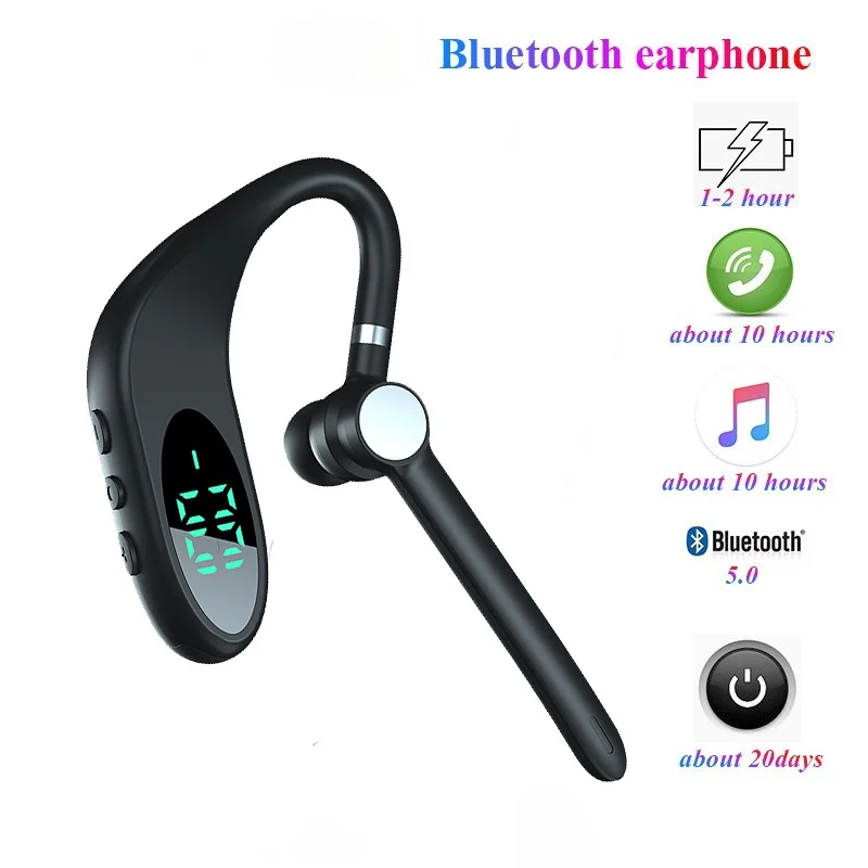 2021 New Ear-mounted Bluetooth Headset Bluetooth 5.0 Hands-free Headset Mini Wireless Headset For Iphone/Xiaomi Free Shipping
2021 New Ear-mounted Bluetooth Headset Bluetooth 5.0 Hands-free Headset Mini Wireless Headset For Iphone/Xiaomi Free Shipping